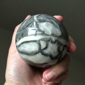 Shell Jasper Sphere